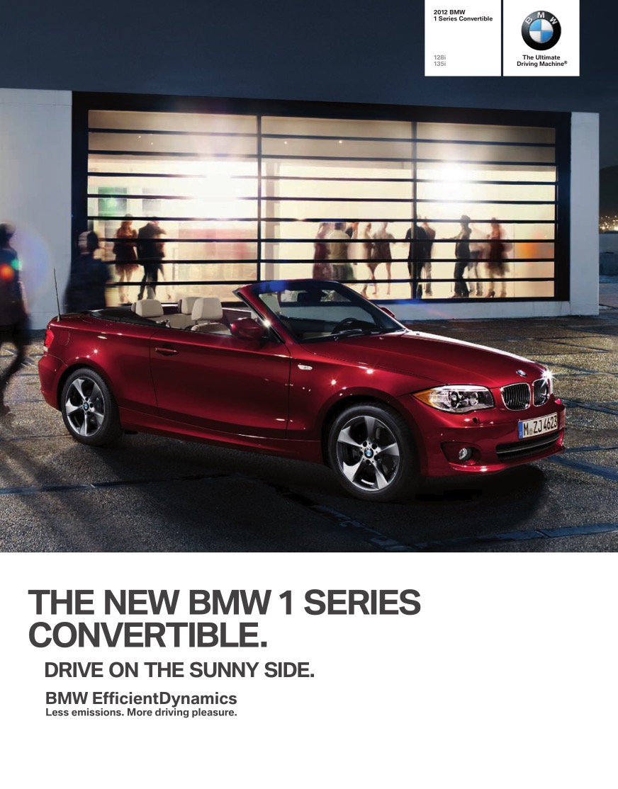 2012 BMW 1-Series Convertible Brochure